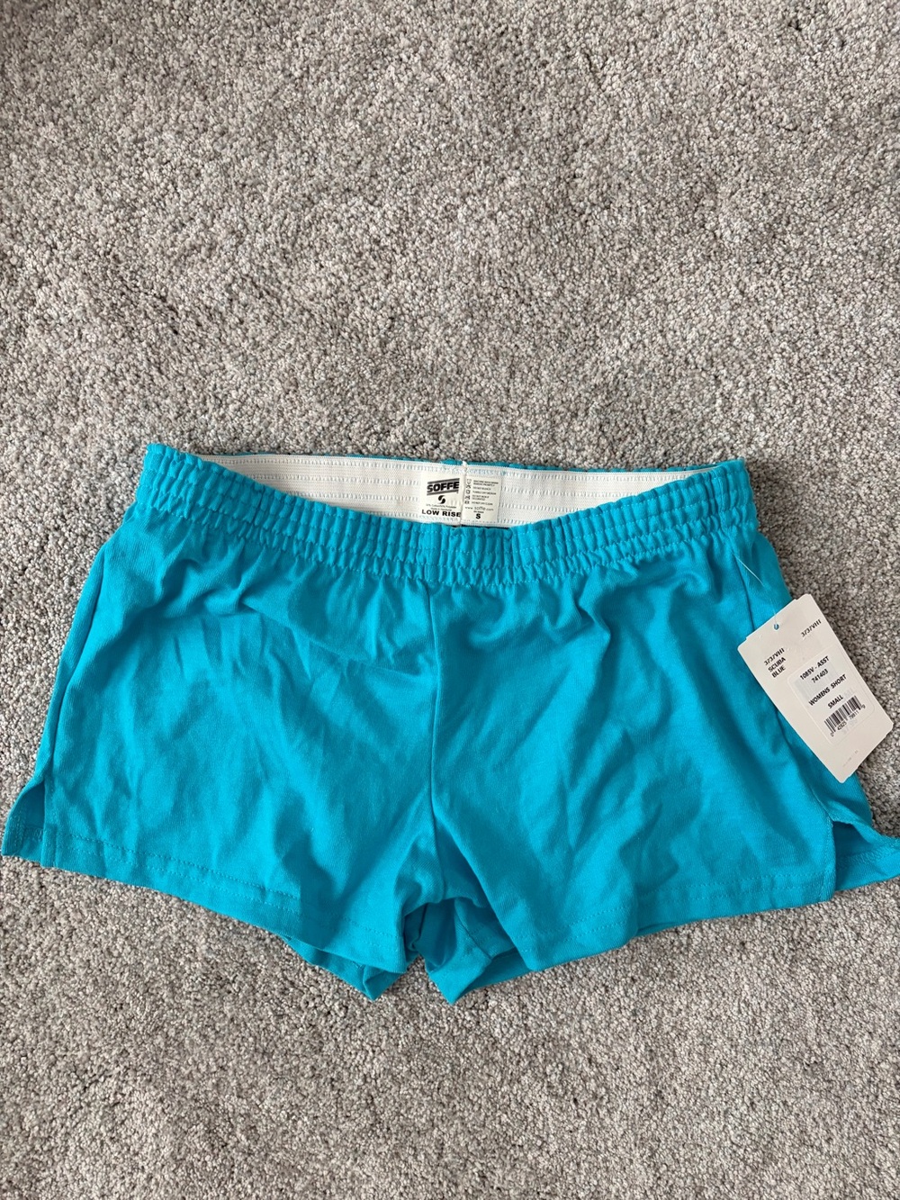 Soffe Bright Turquoise Women's Athletic Shorts